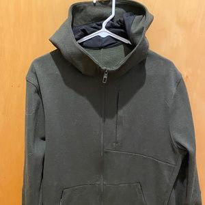 Green Mens Hoodie - Lulu Lemon